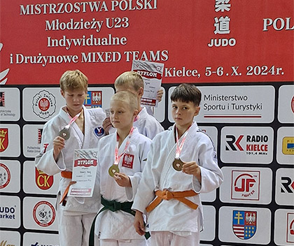 Medale na Pucharze Polski U 13 judoków Millenium AKRO Rzeszów!