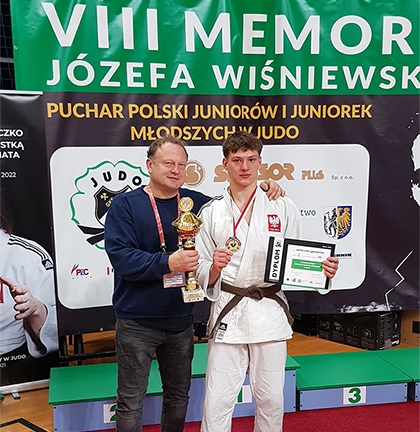Złoto judoki Millenium AKRO Rzeszów na Pucharze Polski Juniorów Młodszych!